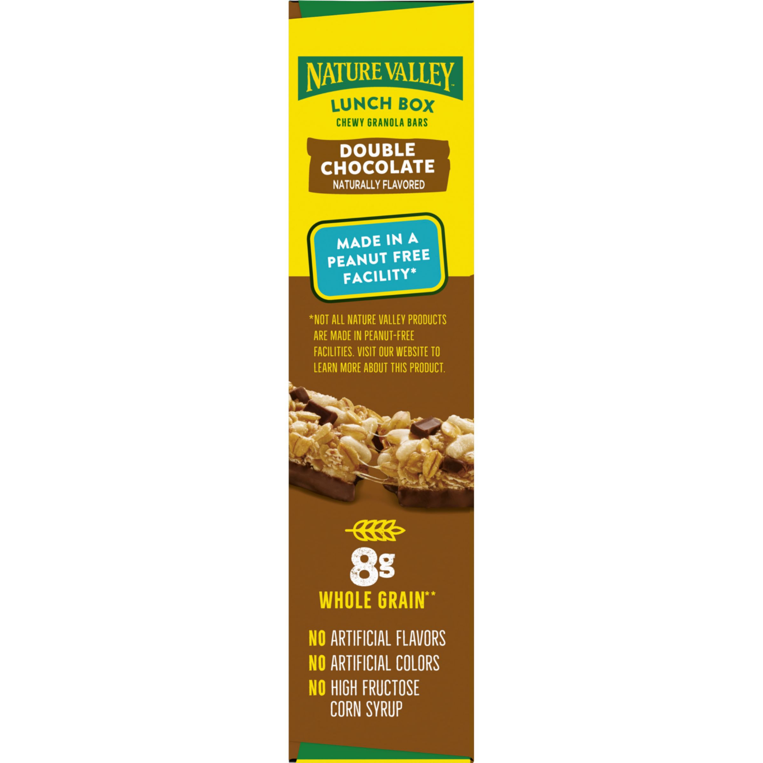 slide 3 of 4, Nature Valley Peanut-Free Chewy Granola Bars, Double Chocolate, Made in a Peanut Free Facility, 5 Bars, 4.6 oz, 5 ct