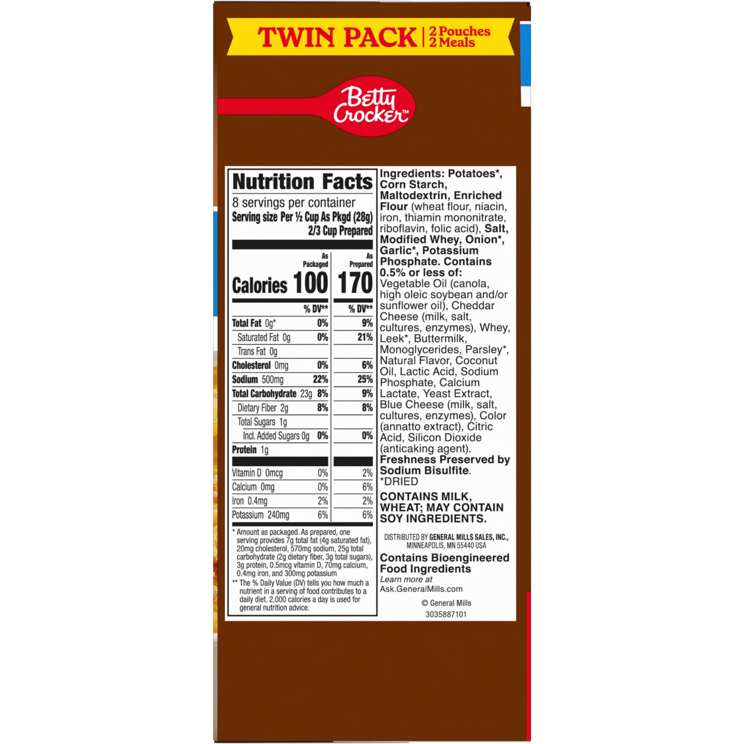 slide 3 of 5, Betty Crocker Scalloped Potato Twin Pack, 8.6 oz