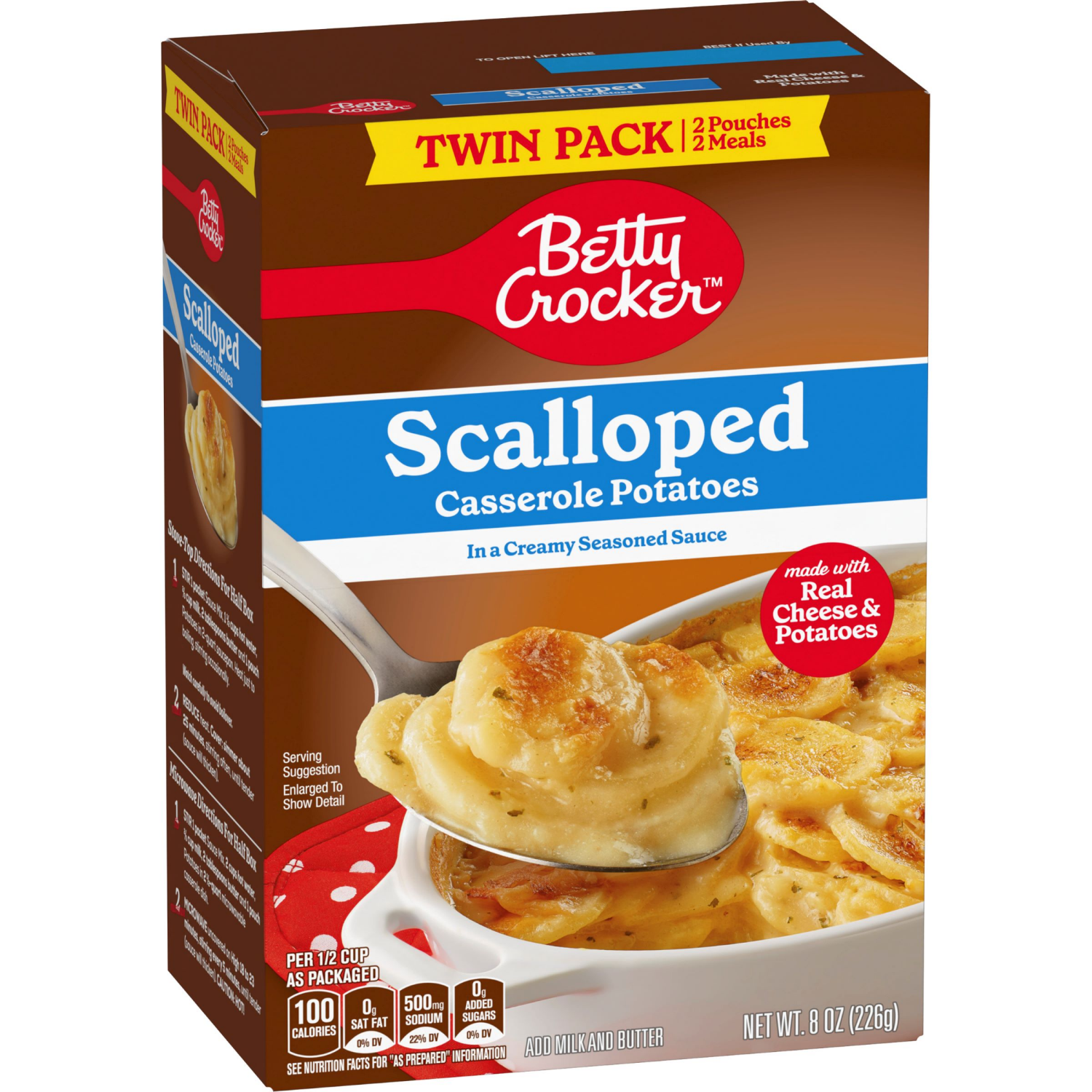 slide 4 of 5, Betty Crocker Scalloped Potato Twin Pack, 8.6 oz