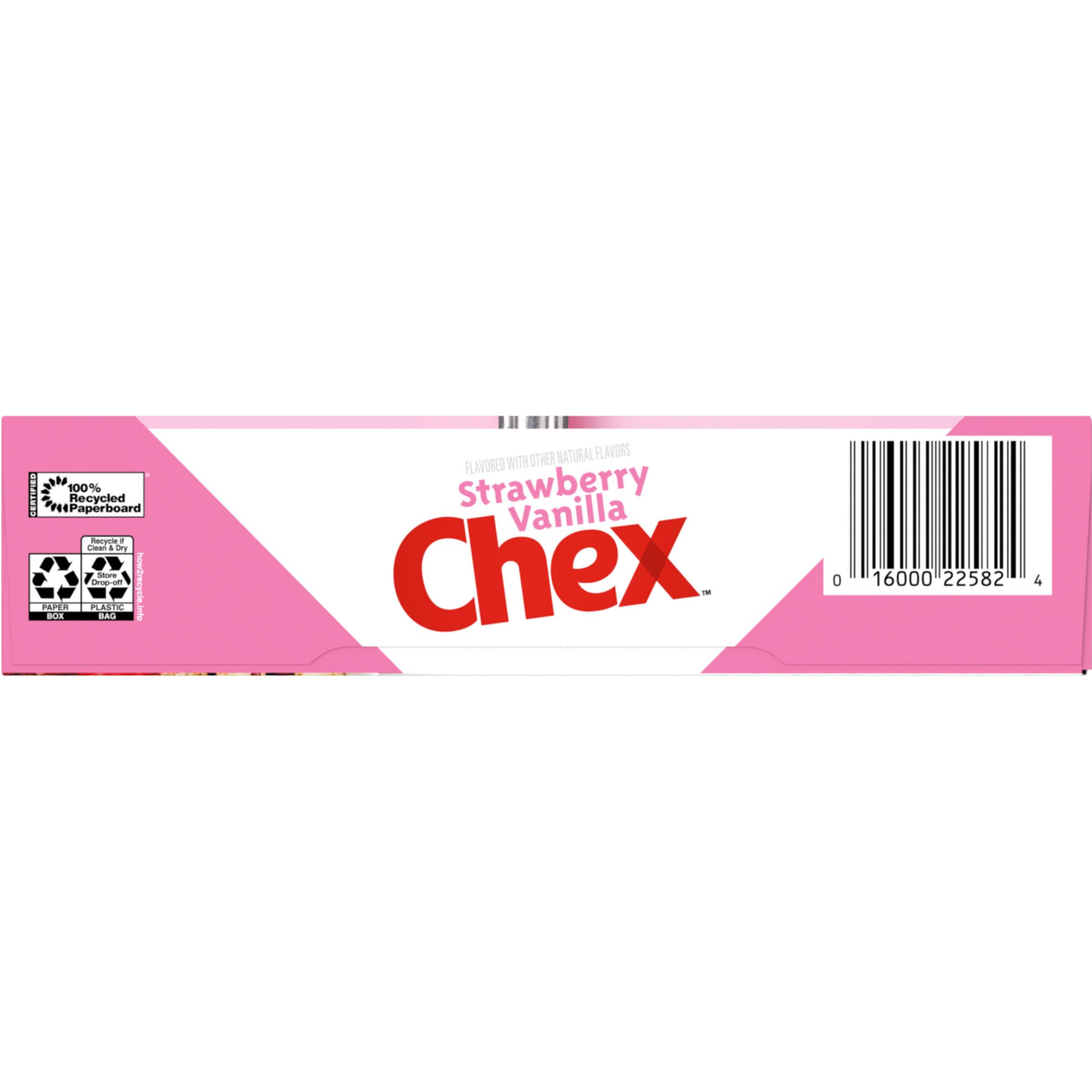 slide 3 of 8, Chex Strawberry Vanilla Chex Breakfast Cereal, 12.4 oz