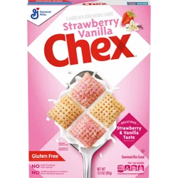 Chex Strawberry Vanilla Chex Breakfast Cereal