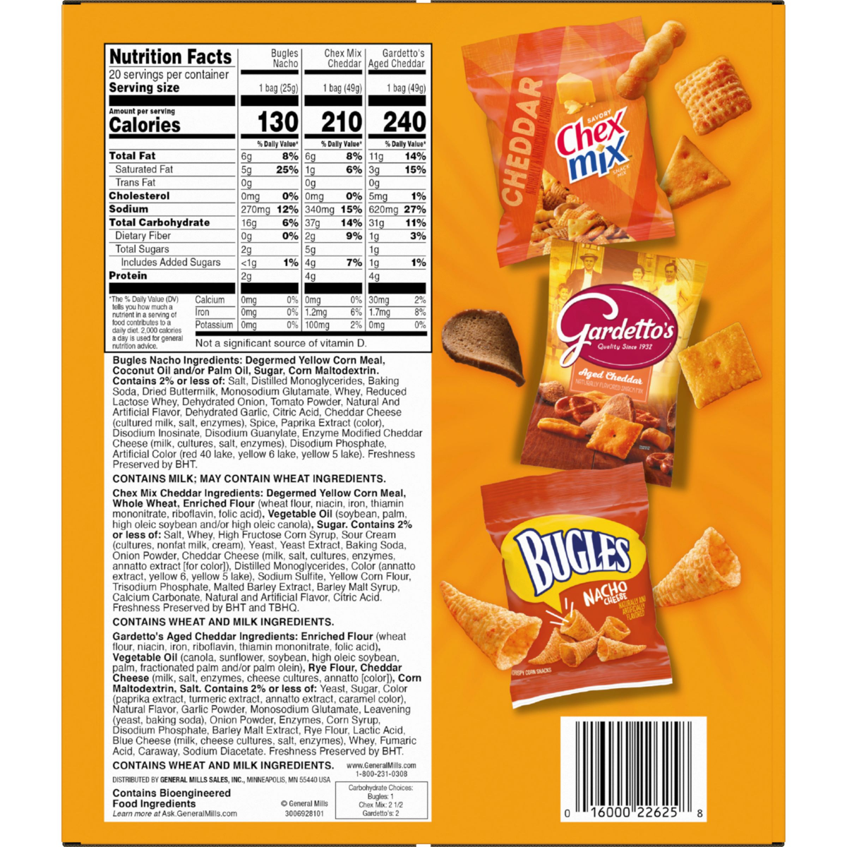 slide 2 of 2, General Mills Cheesy Mix, 20ct, 28.88 oz