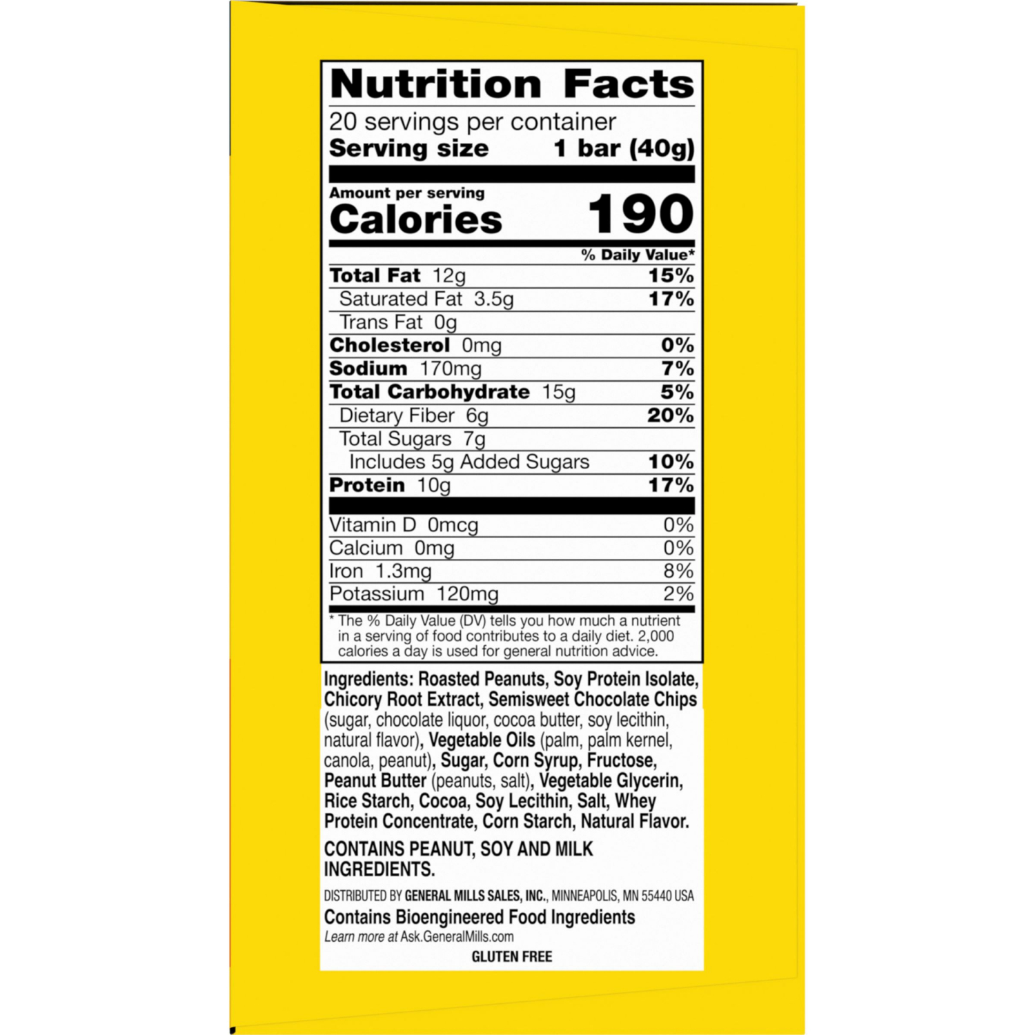 slide 4 of 6, Nature Valley Protein Chewy Bars, Peanut Butter Dark Chocolate, 20 Count, 28.4 oz, 28.4 oz, 20 ct