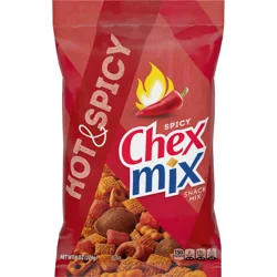 Chex Mix Hot and Spicy Savory Snack Mix, Snacks, 8 oz