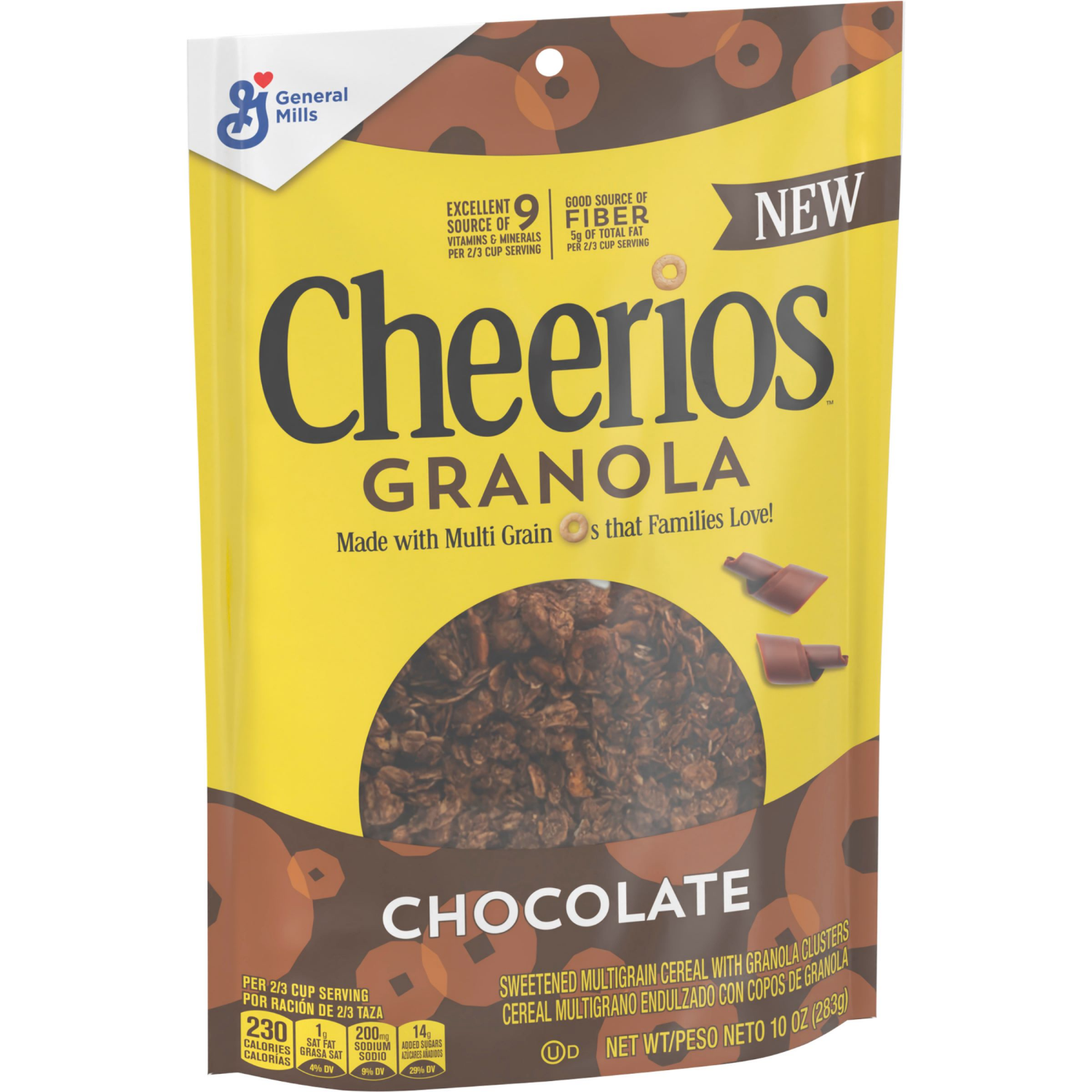 slide 3 of 6, General Mills Cheerios Chocolate Granola, 10 oz