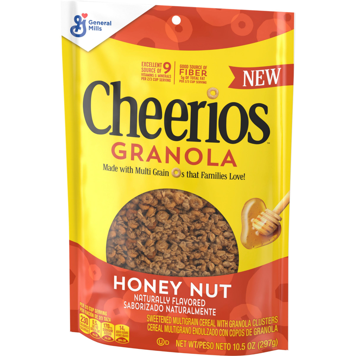 slide 6 of 6, General Mills Cheerios Honey Nut Granola, 10.5 oz