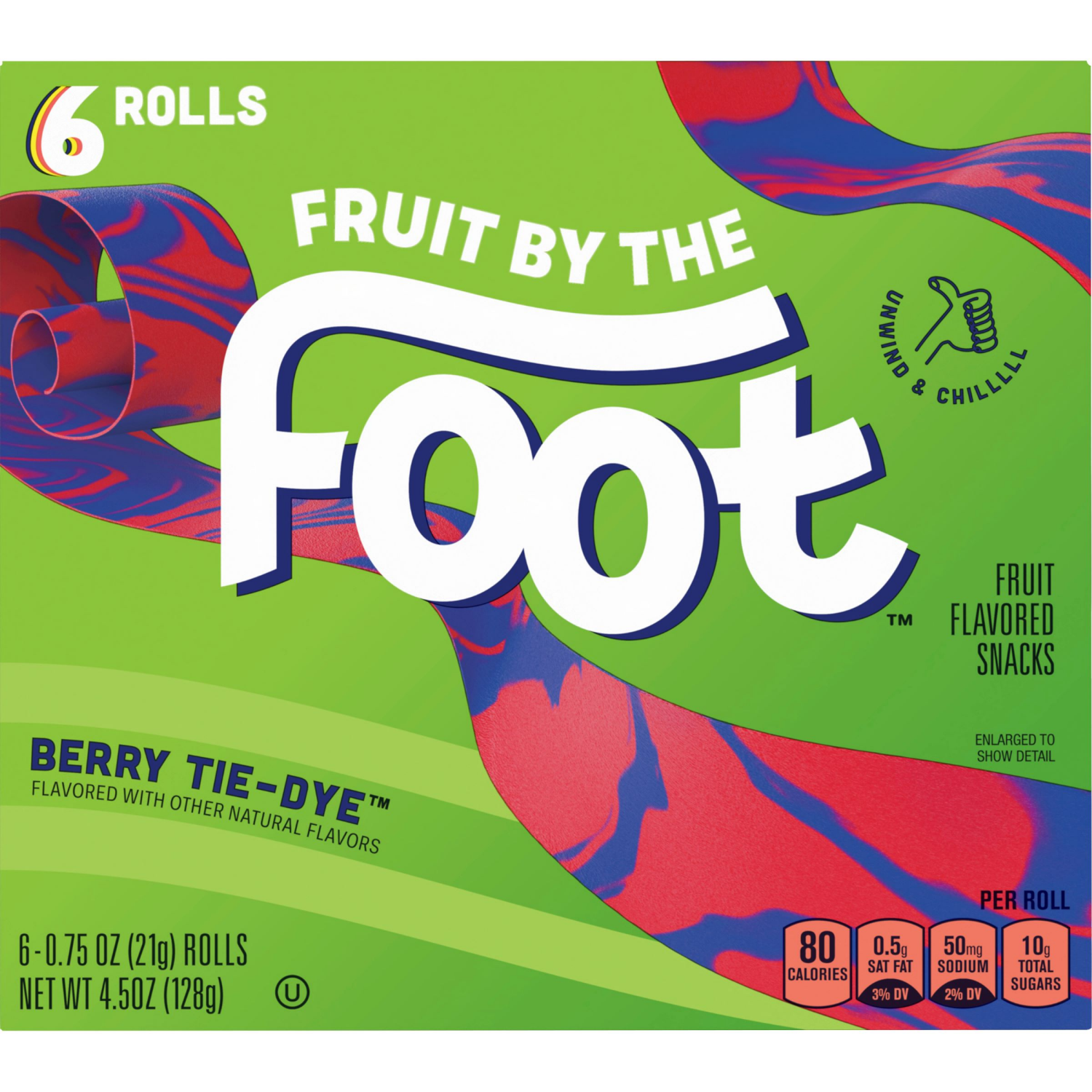 slide 2 of 6, Fruit by the Foot Fruit Flavored Snacks, Berry Tie-Dye, 4.5 oz, 6 ct, 6 ct