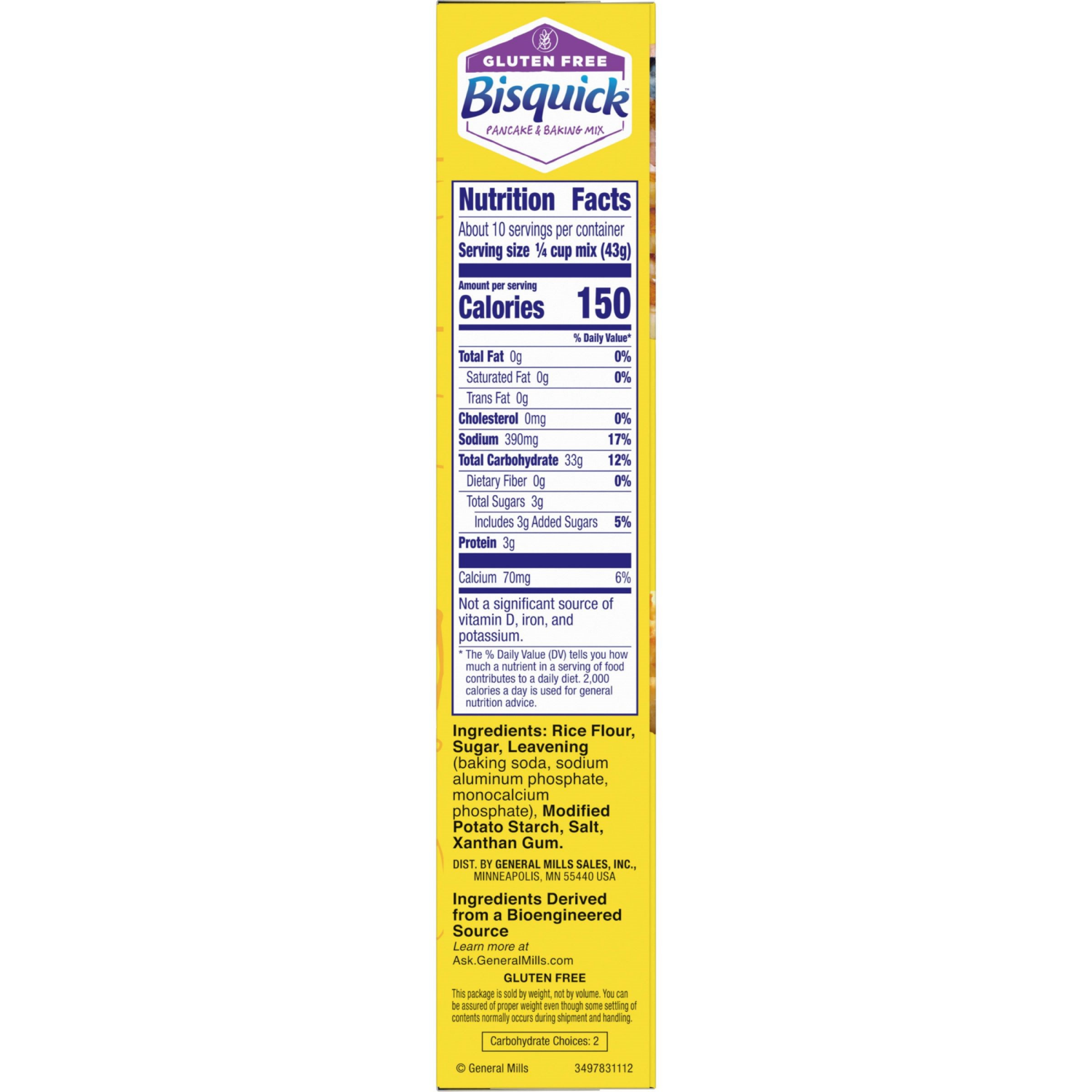 slide 3 of 5, Bisquick Betty Crocker Bisquick, Gluten Free Pancake and Baking Mix, 16 oz, 16 oz