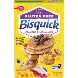 Bisquick Betty Crocker Bisquick, Gluten Free Pancake and Baking Mix, 16 oz