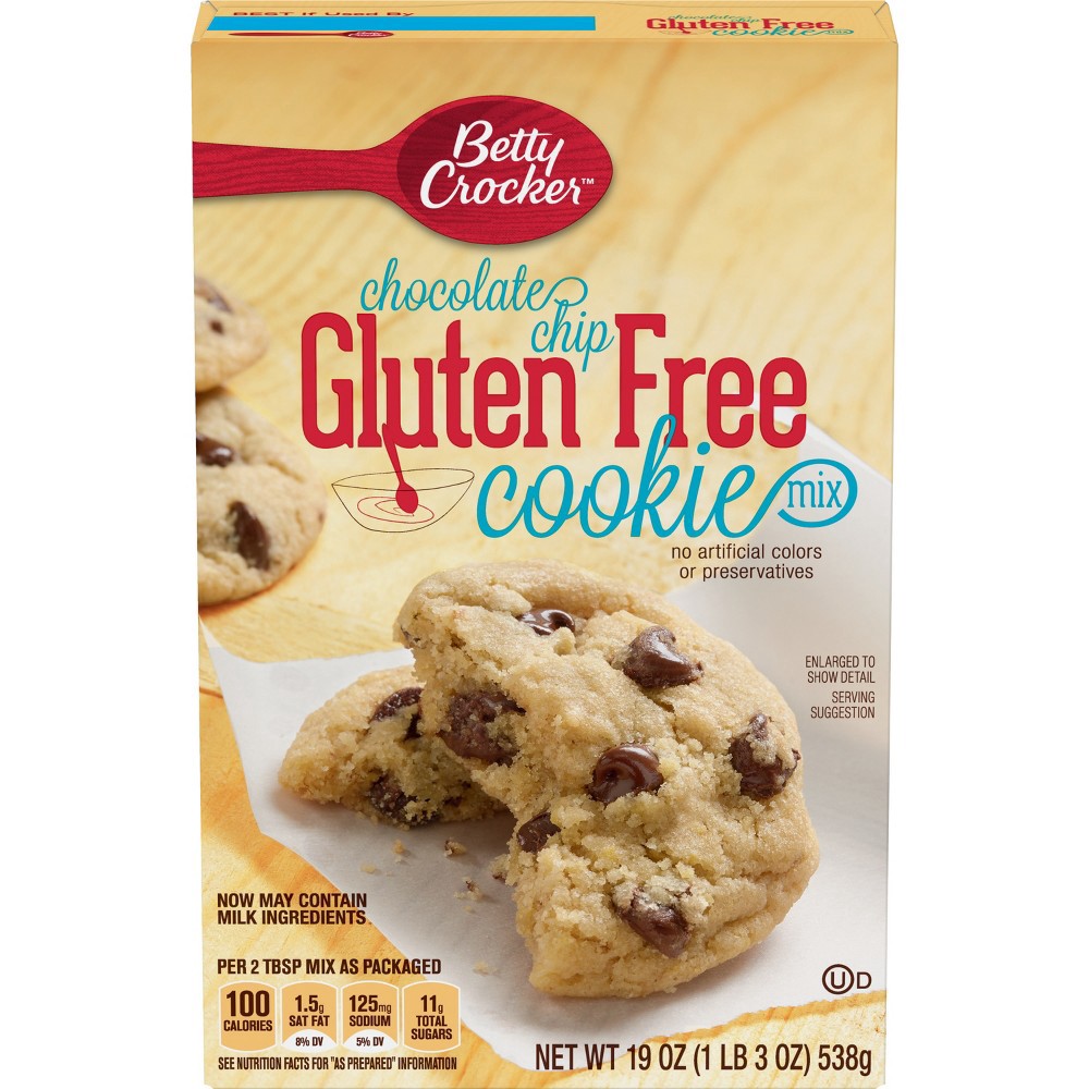 slide 3 of 3, Betty Crocker Gluten Free Chocolate Chip Cookie Mix, 19 oz, 19 oz