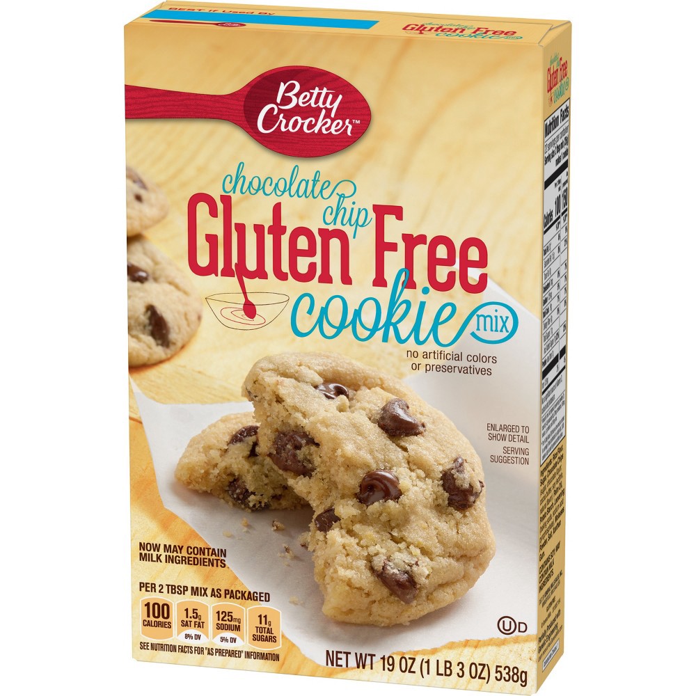 slide 2 of 3, Betty Crocker Gluten Free Chocolate Chip Cookie Mix, 19 oz, 19 oz