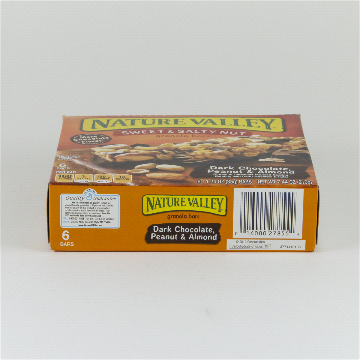 slide 7 of 13, Nature Valley Granola Bars, Sweet and Salty Nut, Dark Chocolate Peanut & Almond, 6 Bars, 6 ct