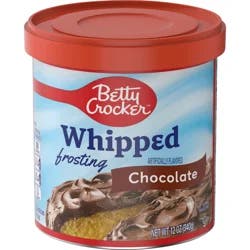 Betty Crocker Whipped Chocolate Frosting, Gluten Free, 12 oz