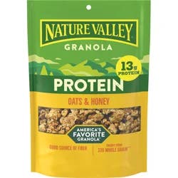 Nature Valley Protein Granola, Oats and Honey, Resealable Bag- 11 oz