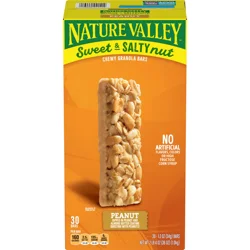 Nature Valley Sweet and Salty Nut Peanut Granola Bars, 30 Bars