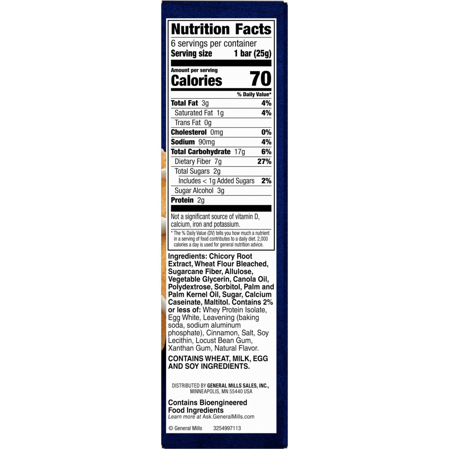 slide 4 of 6, Fiber One 70 Calorie Soft-Baked Bars, Cinnamon Coffee Cake, 6 Bars, 5.34 oz, 6 ct