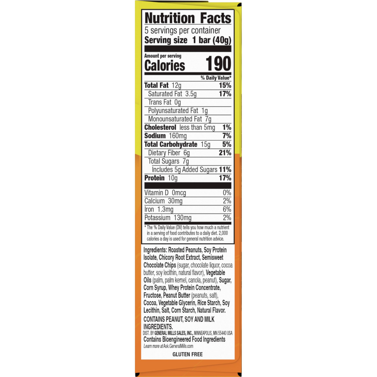 slide 3 of 6, Nature Valley Chewy Granola Bars, Protein, Peanut Butter Dark Chocolate, 5 Bars, 7.1 OZ, 5 ct