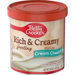 Betty Crocker Rich and Creamy Cream Cheese Frosting, Gluten Free, 16 oz