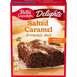 Betty Crocker Delights Salted Caramel Brownie Mix, 18.4 oz.