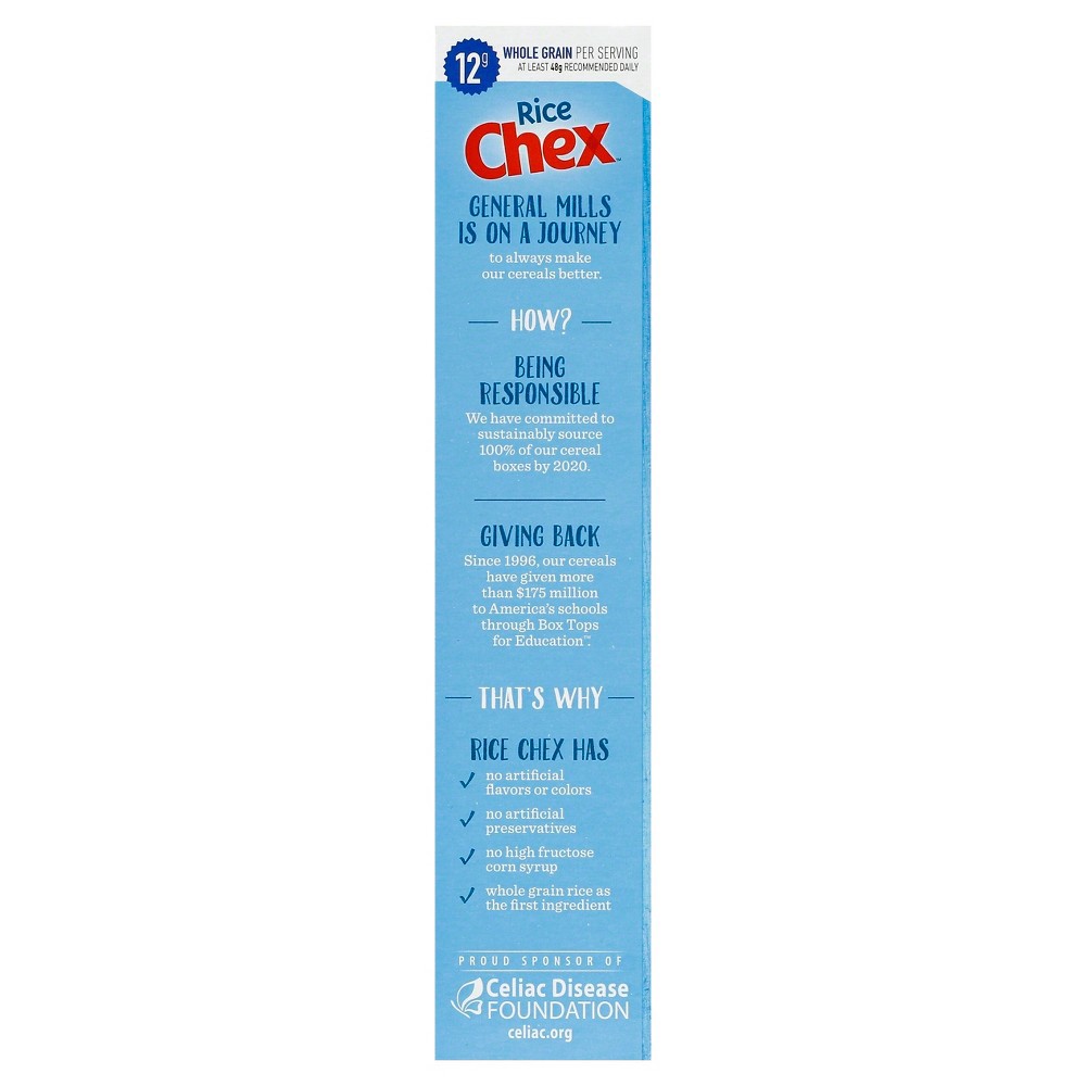 slide 3 of 4, Rice Chex Gluten Free Breakfast Cereal, Homemade Chex Mix Ingredient, 12 OZ, 12 oz
