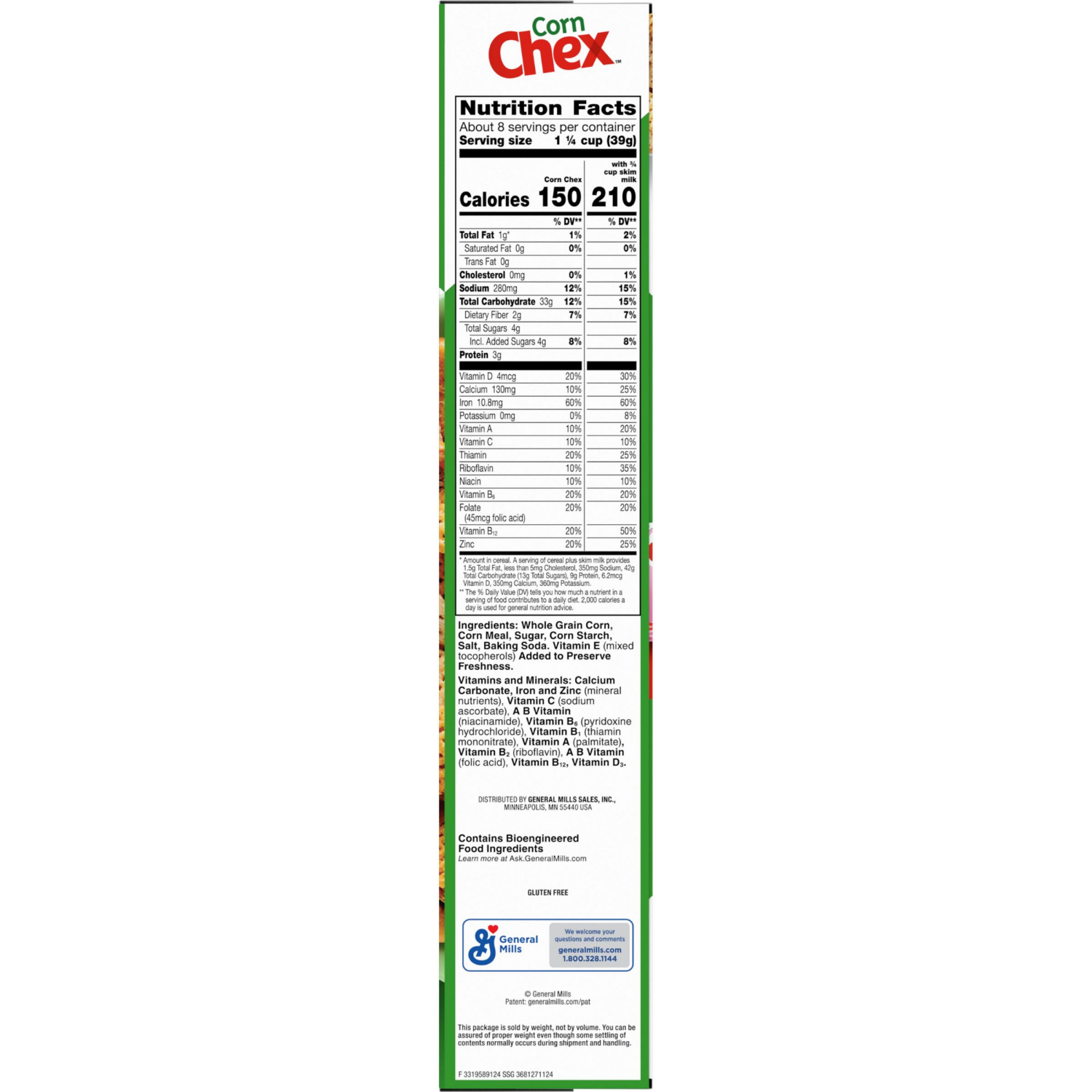 slide 5 of 8, Chex Gluten Free Breakfast Cereal, Homemade Chex Mix Ingredient, 12 oz, 12 oz