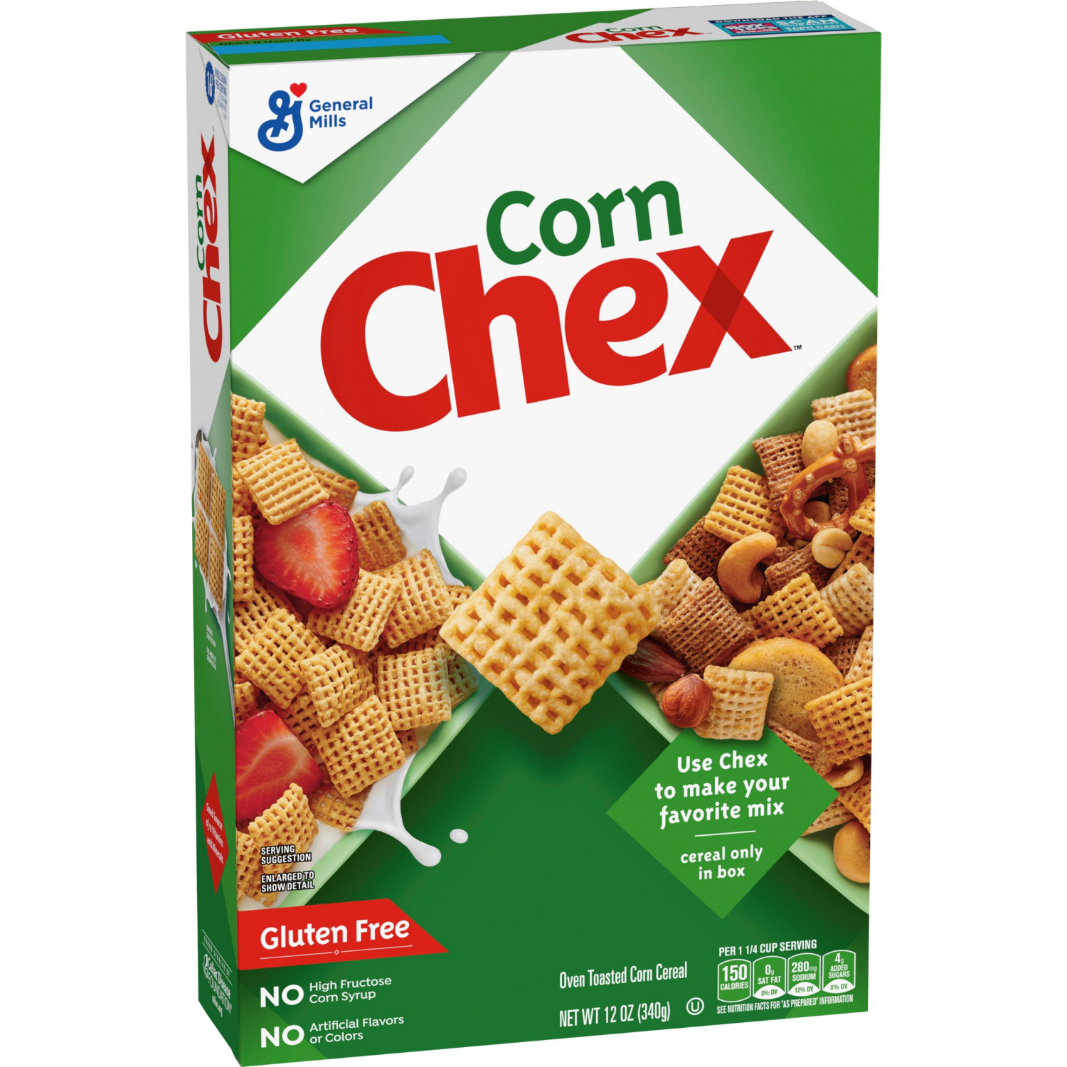 slide 6 of 8, Chex Gluten Free Breakfast Cereal, Homemade Chex Mix Ingredient, 12 oz, 12 oz