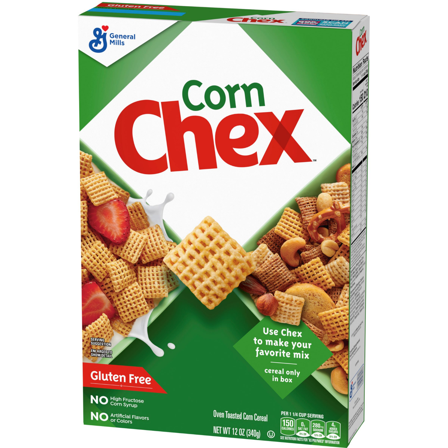 slide 7 of 8, Chex Gluten Free Breakfast Cereal, Homemade Chex Mix Ingredient, 12 oz, 12 oz