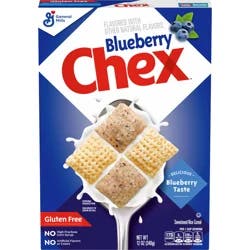Chex Blueberry Chex Cereal, Gluten Free Breakfast Cereal, Made with Whole Grain, 12 oz