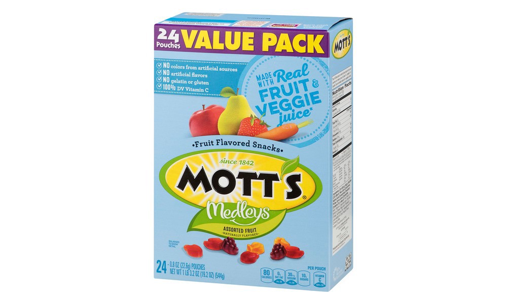 Mott's Assorted Fruit Flavored Snacks Value Pack - 19.2oz/22ct 19.2 oz ...