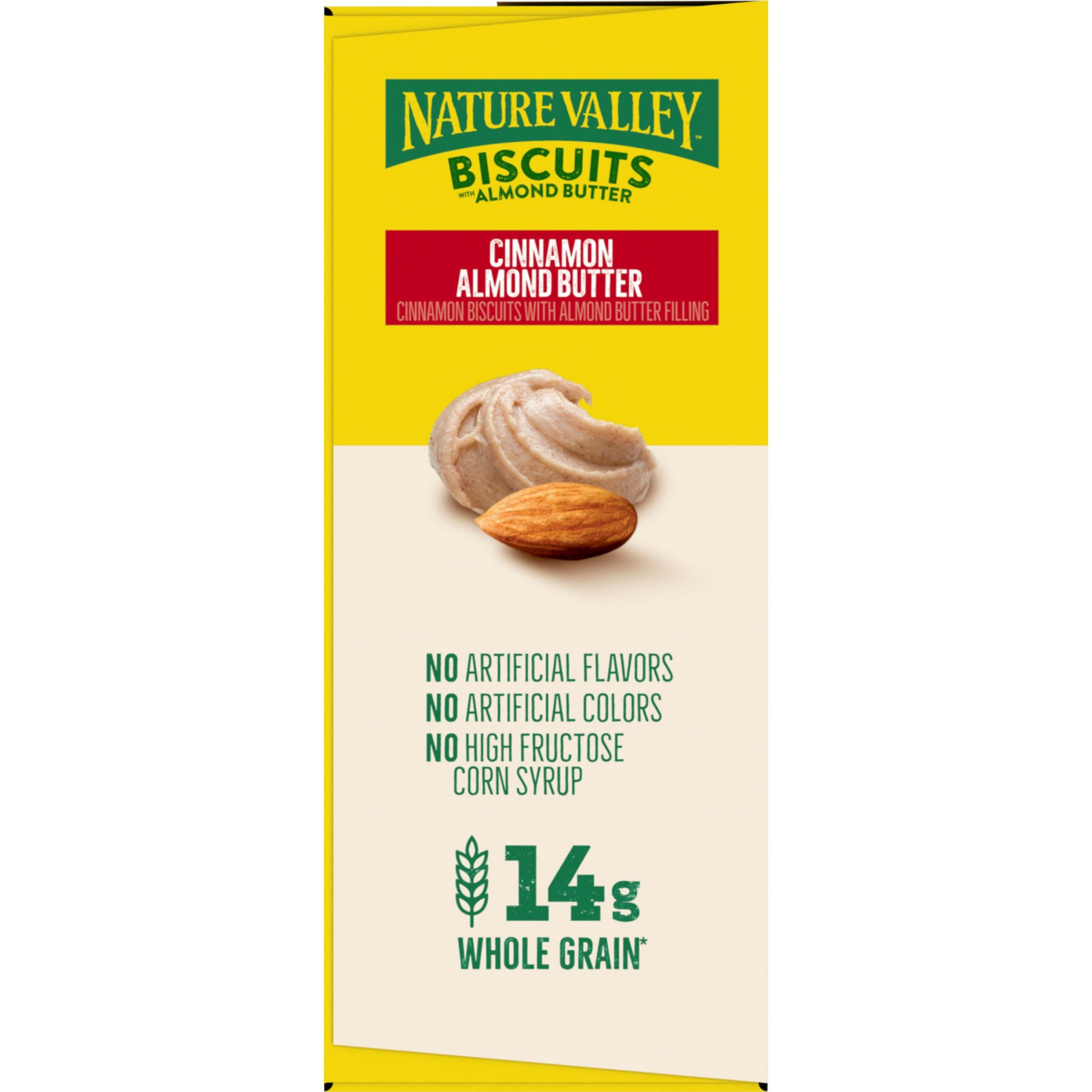 slide 3 of 6, Nature Valley Biscuit Sandwiches, Cinnamon Almond Butter, 10 Bars, 13.5 oz, 13.5 oz