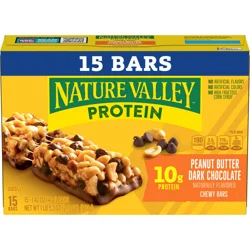 Nature Valley Protein Peanut Butter Dark Chocolate Mega Pack Bars - 15 ct