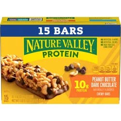 Nature Valley Protein Peanut Butter Dark Chocolate Mega Pack Bars - 15 ct