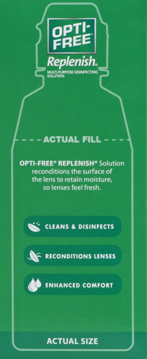 slide 7 of 7, Opti Free Replenish Disinfecting Solution Multi-Purpose Sterile - 4 Fl. Oz., 4 fl oz