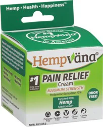 Hempvana Maximum Strength Pain Relief Cream 4 oz