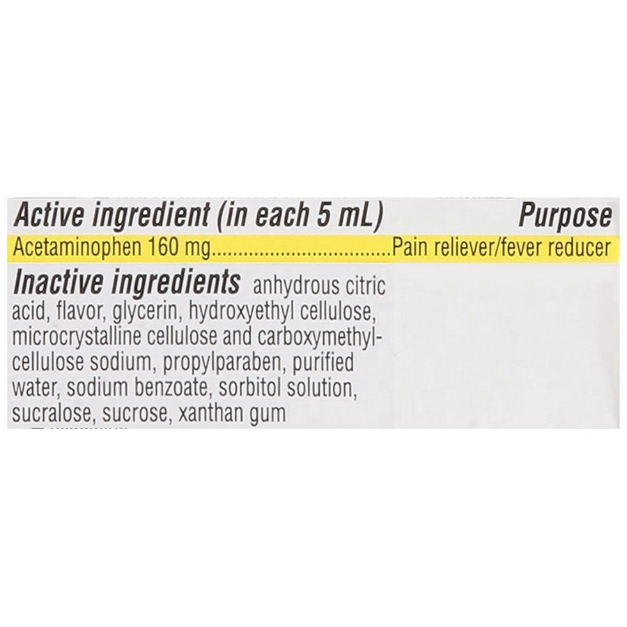 slide 2 of 3, Walgreens Acetaminophen 160 mg, 2 fl oz