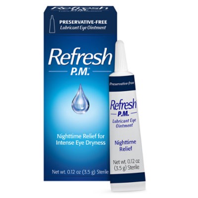 slide 1 of 1, Refresh P.m. Lubricant Eye Ointment - 0.12 Oz, 0.12 fl oz