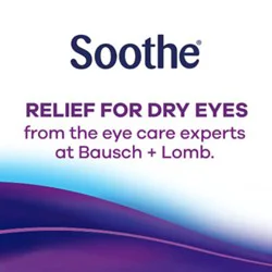 Soothe Eye Drops For Dry Eyes Preservative Free Lubricant Eye Drops - 30 Count
