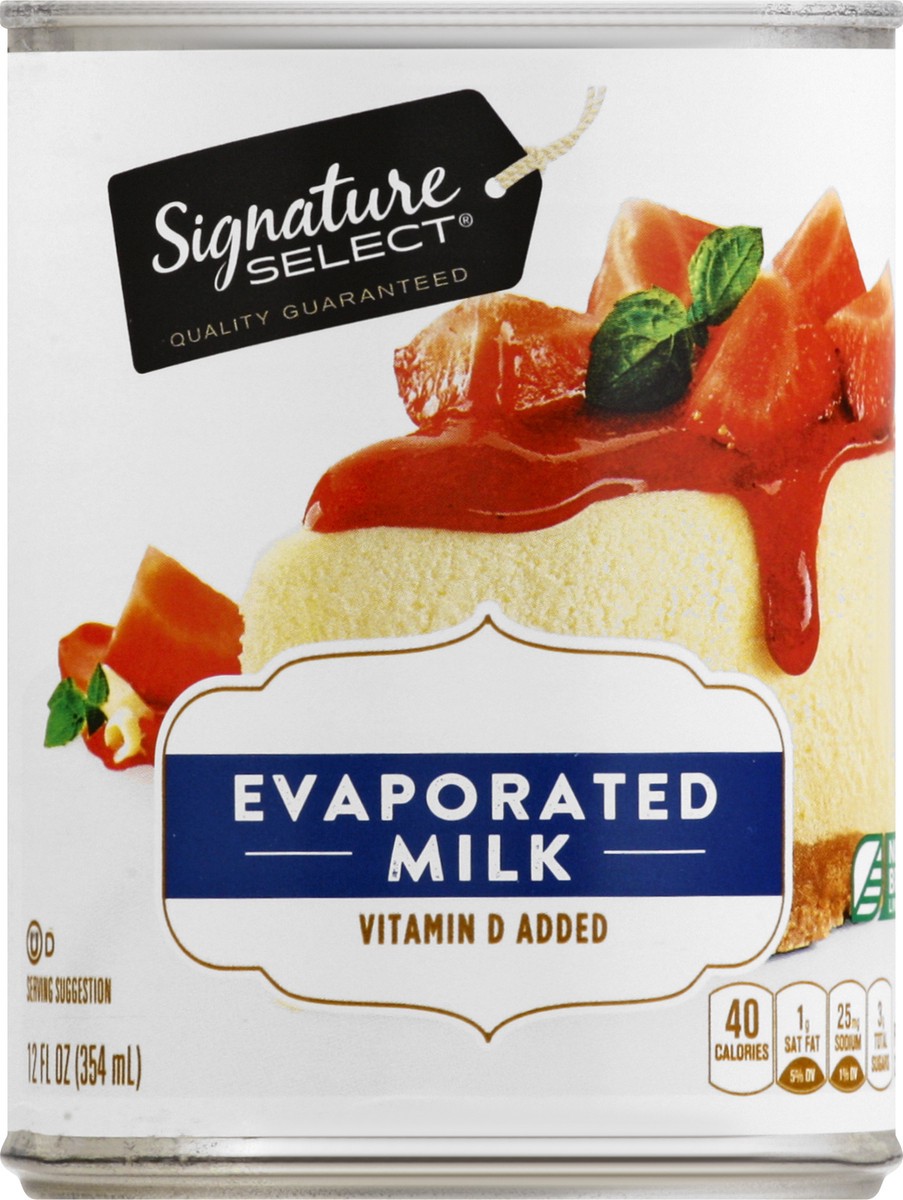 slide 6 of 9, Signature Select Evaporated Milk 12 oz,