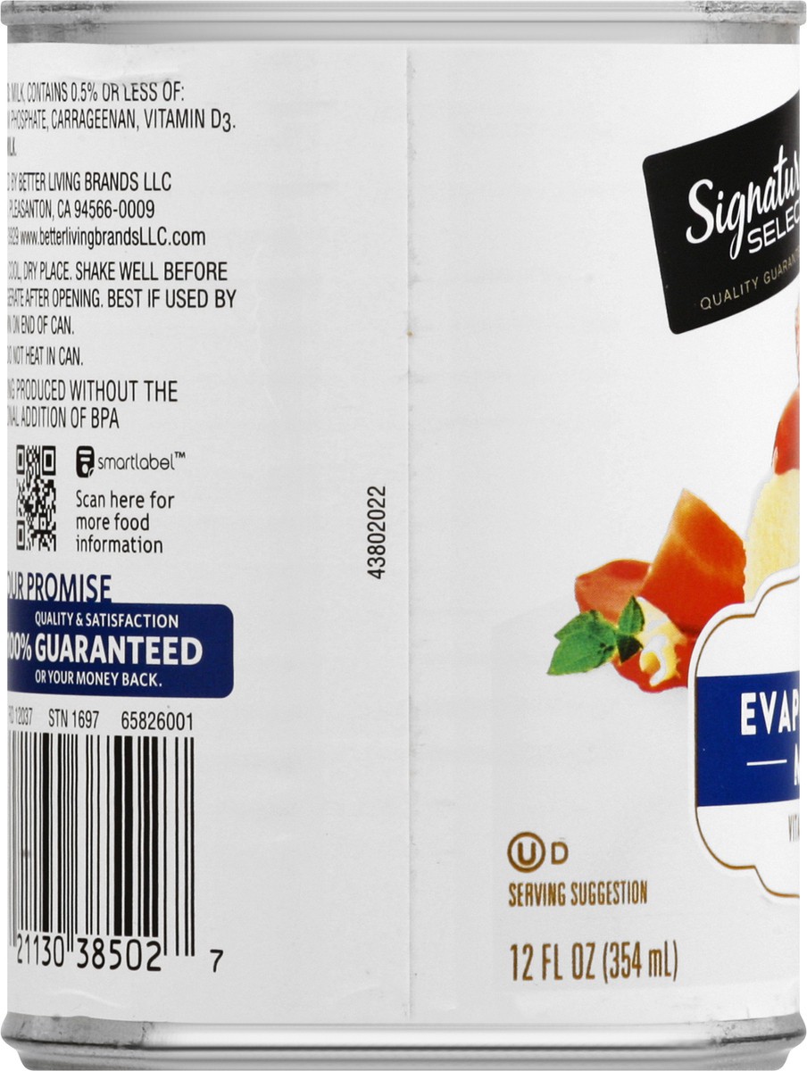 slide 7 of 9, Signature Select Evaporated Milk 12 oz,