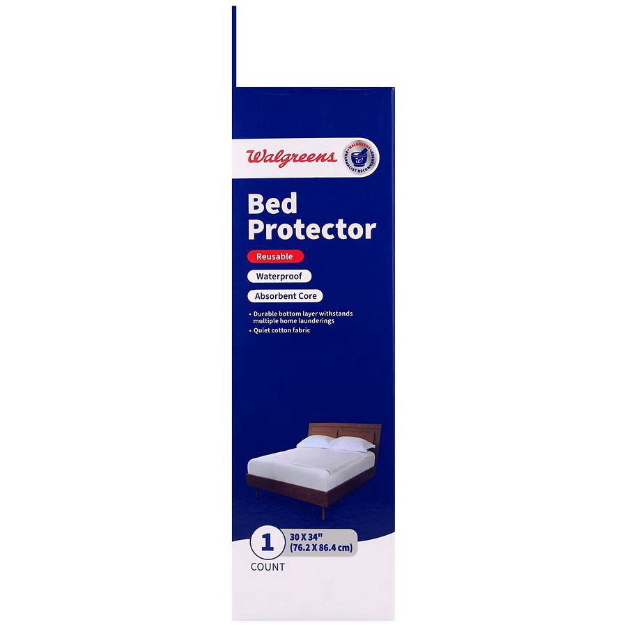 slide 2 of 5, Walgreens Waterproof Bed Protector, 30 in x 40 in