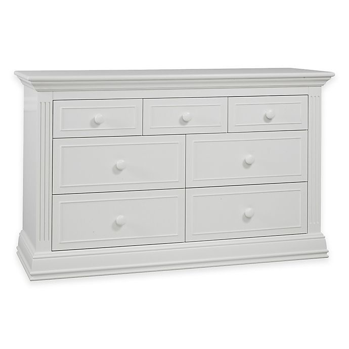 slide 1 of 1, Sorelle Providence 7-Drawer Double Dresser - White, 1 ct