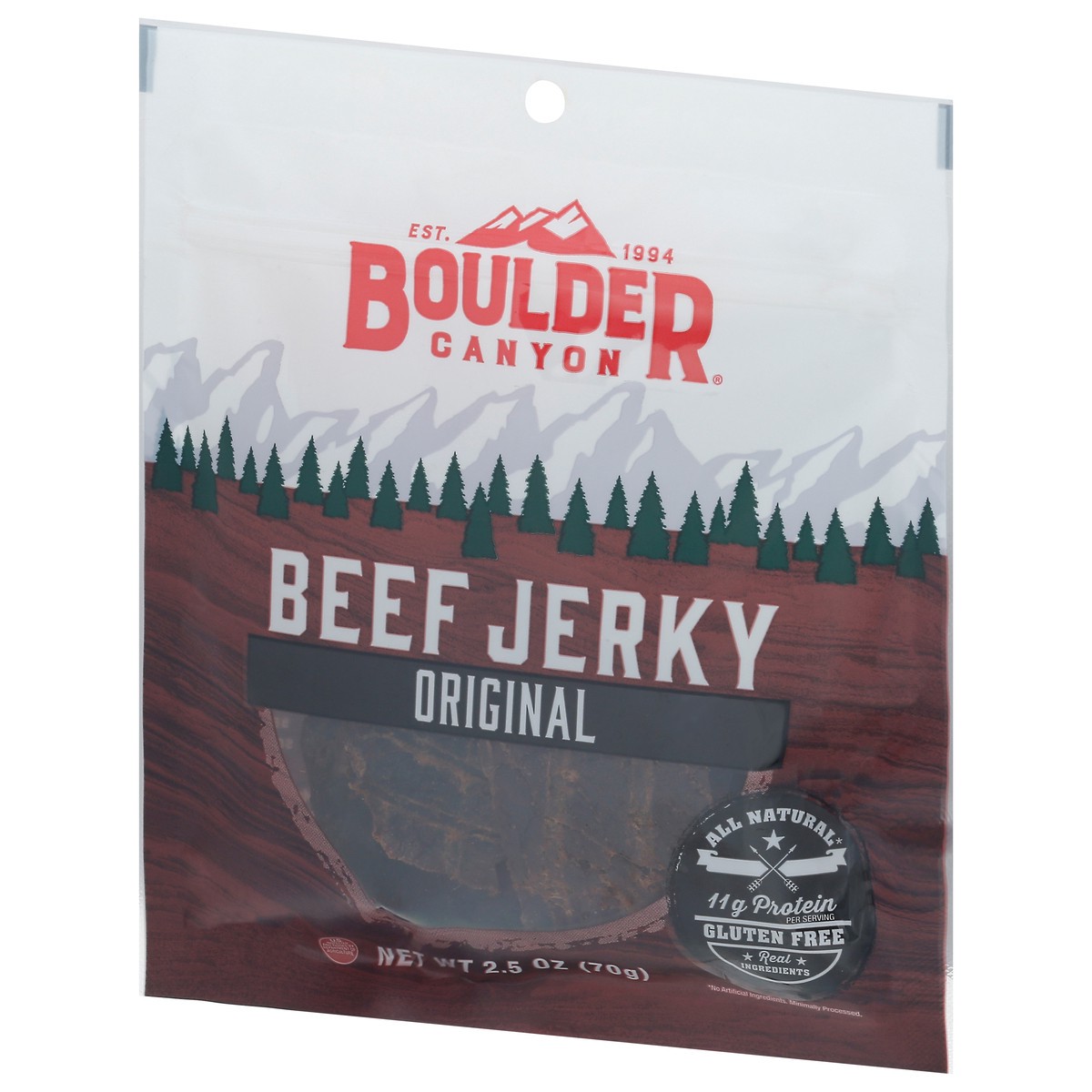 slide 2 of 11, Boulder Canyon Original Beef Jerky 2.5 oz, 2.5 oz