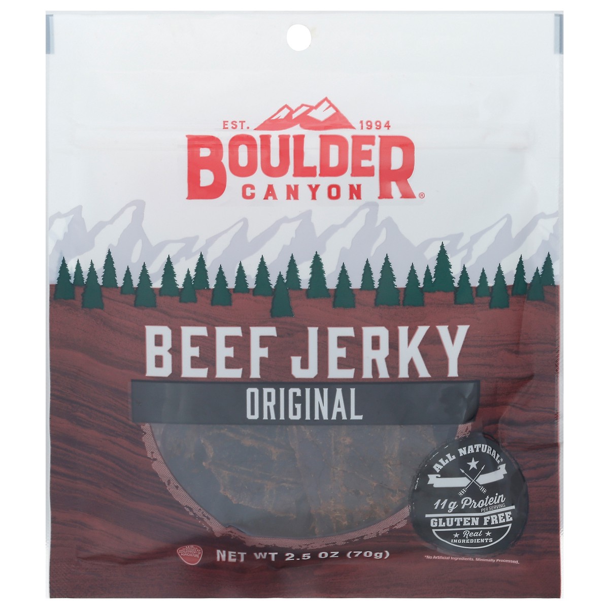 slide 1 of 11, Boulder Canyon Original Beef Jerky 2.5 oz, 2.5 oz