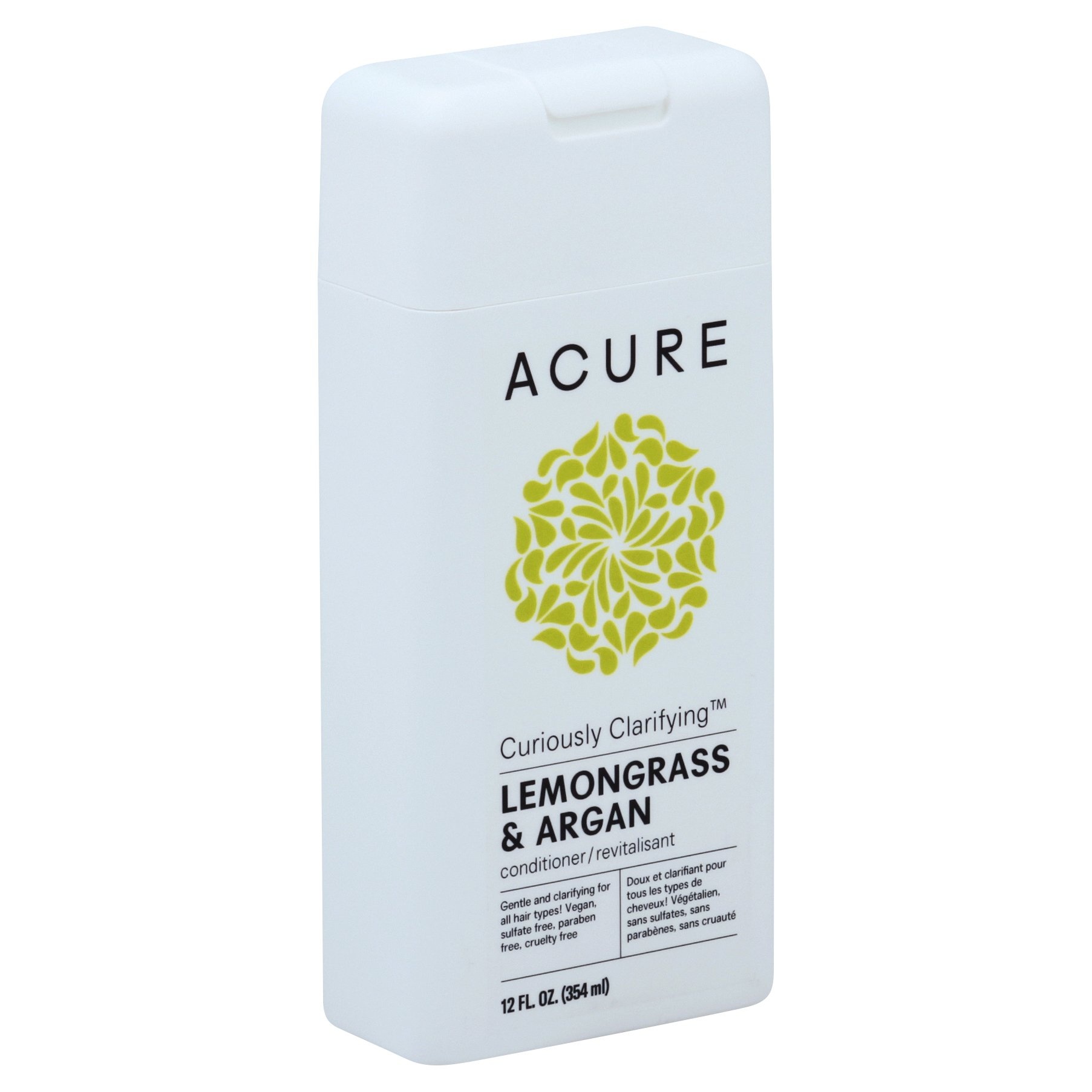 slide 1 of 1, ACURE Curiously Clarifying Lemongrass Argan Conditioner, 12 fl oz