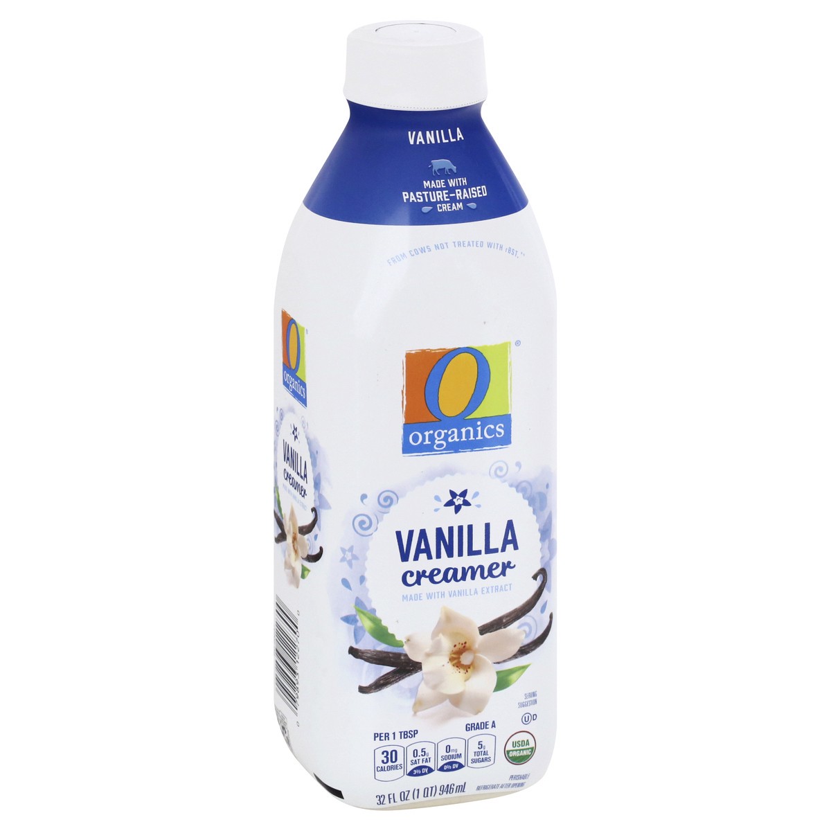 slide 2 of 9, O Orgnc Creamer Vanilla, 32 fl oz