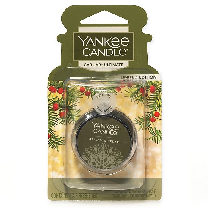 slide 1 of 1, Yankee Candle Balsam & Cedar Car Jar Ultimate, 1 ct