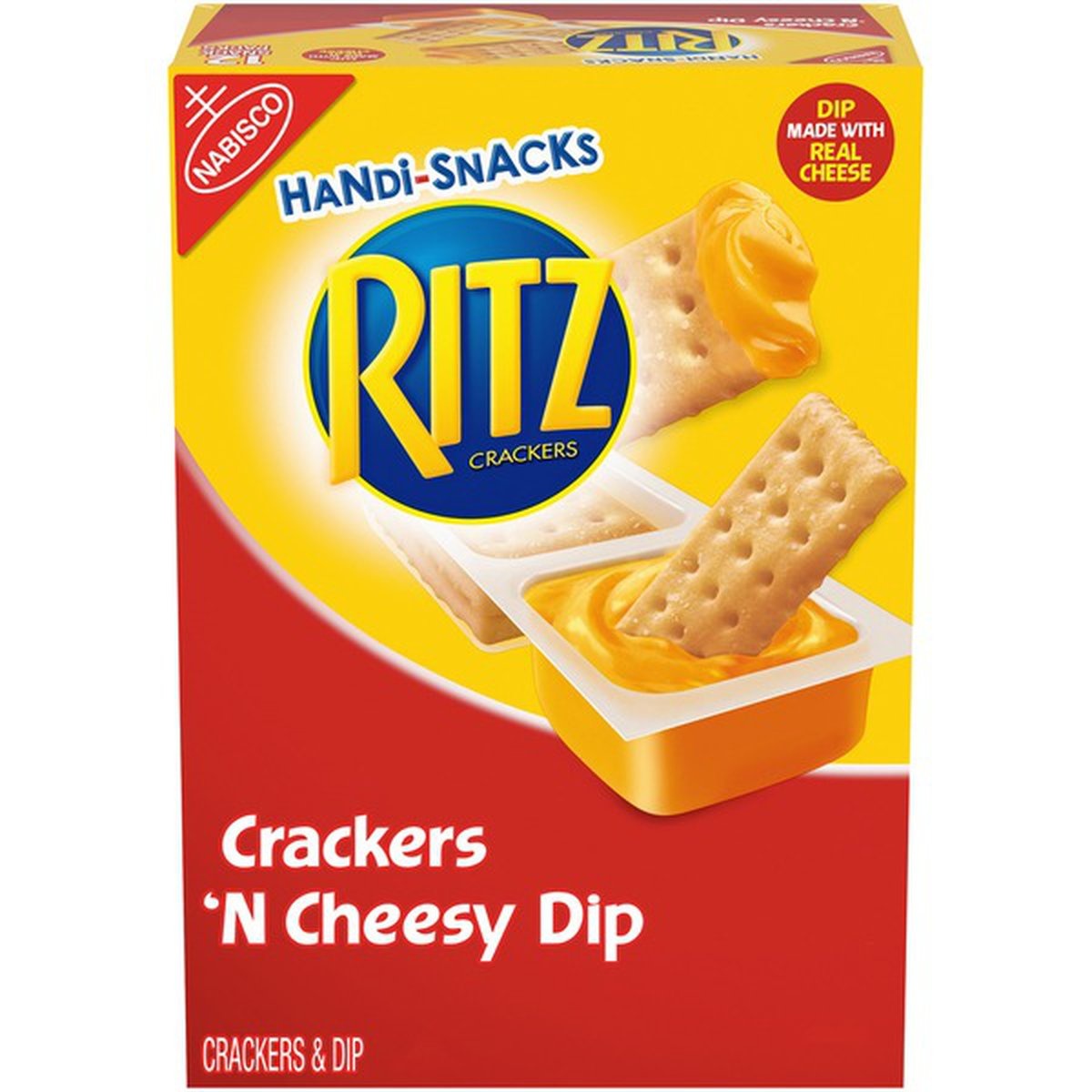 slide 1 of 1, Ritz Crackers 'N Cheesy Dip, 12 ct 0.95 oz