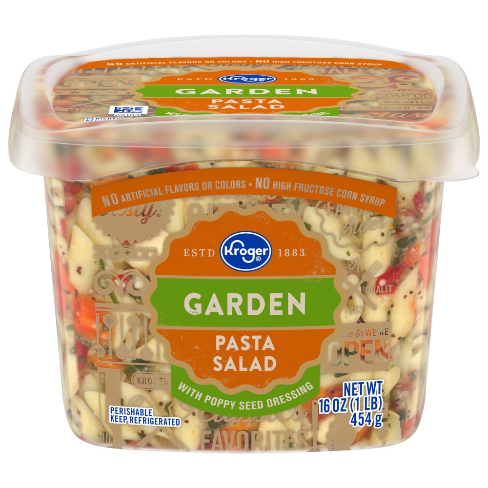 slide 1 of 3, Garden Pasta Salad With Poppyseed Dressing, 16 oz