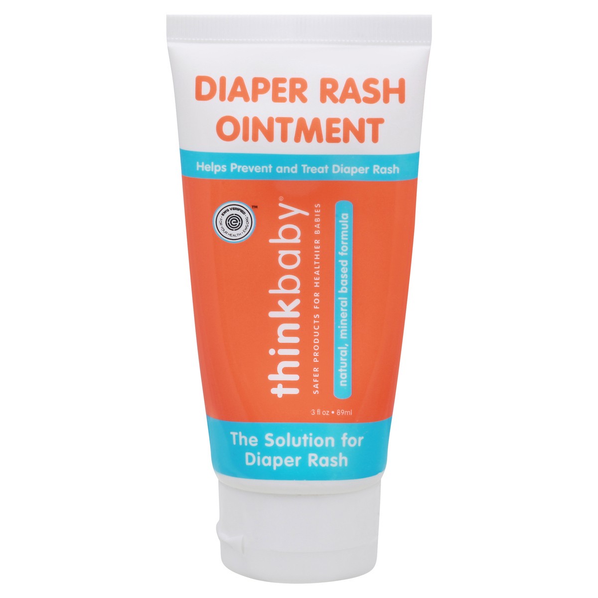 slide 1 of 9, Thinkbaby Diaper Rash Ointment 3 fl oz, 3 oz