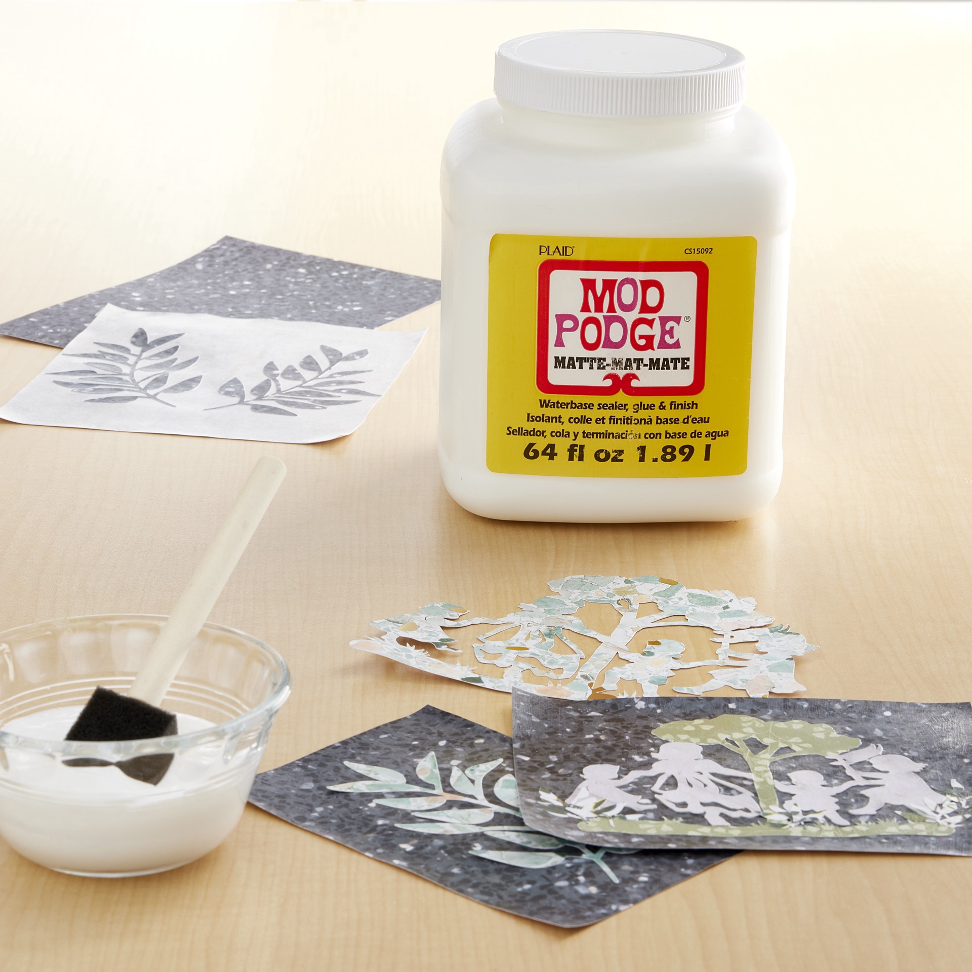 slide 2 of 2, Mod Podge Matte, 64 fl oz